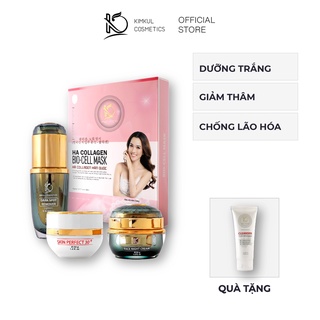 Bộ dưỡng trắng da giảm nám nữ KimKul giúp xóa nám loại bỏ vết thâm dưỡng trắng da
