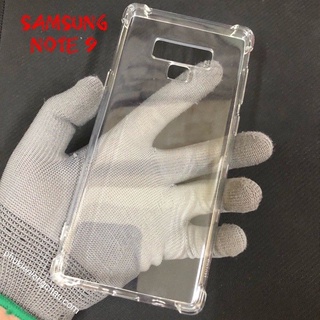 Ốp lưng silicon trong suốt chống sốc 4 cạnh cao cấp cho Samsung Galaxy Note 9