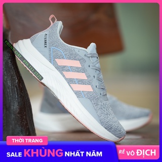 Giày Sneaker Nữ Giày Thể Thao Nữ D12 Màu Ghi Hồng