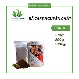 Bã cafe nguyên chất tẩy tế bào chết, chống oxy hóa, làm trắng, đẹp da 500gr