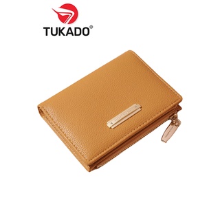 Ví ngắn nữ mini cầm tay chính hãng TAILIAN nhỏ gọn nhiều ngăn đựng tiền da cao cấp đẹp giá rẻ TL24 - Tukado