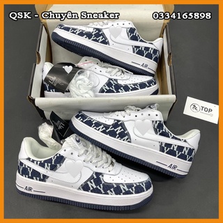 Giày Sneaker AF1 Ny Đậm Giày Thể Thao Nam Nữ Thấp Cổ Full Phụ Kiện