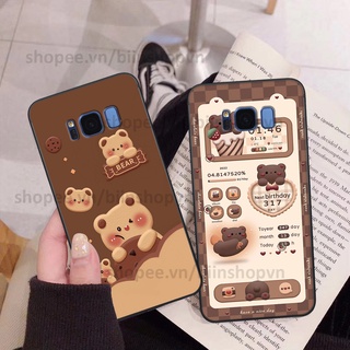Ốp Samsung S8 / S8 Plus / S8+ in hình gấu chocolate kẹo ngọt siêu đẹp siêu xinh