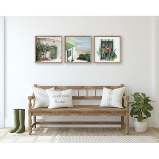 Bộ 3 tranh canvas treo tường, chống ẩm, chống nước có đinh và móc tặng kèm