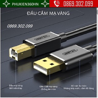 Dây máy in 15M Unitek U205B tích hợp IC khuếch đại tín hiệu