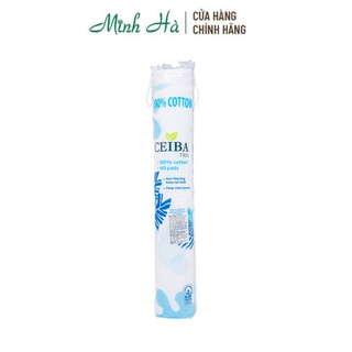 Bông tẩy trang Ceiba 100% Cotton giúp việc tẩy trang trở nên dễ hơn dàng hơn