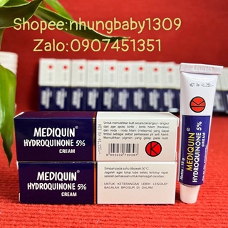 Kem Mediquin 5% Hydroquinone 5% (15gr) xoá nám sâu,nặng