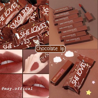 [SHE LOVE] Son kem lì lâu trôi thiết kế hình thanh Socola