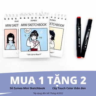 (LOBEO) Sổ vẽ Zumeo Mini Sketchbook 160gsm 50 tờ khổ A6