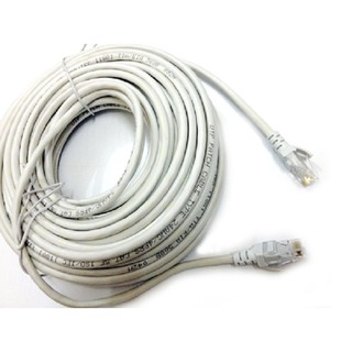 Cáp mạng 20m đúc sẵn 2 đầu CAT5E RJ45 - màu trắng