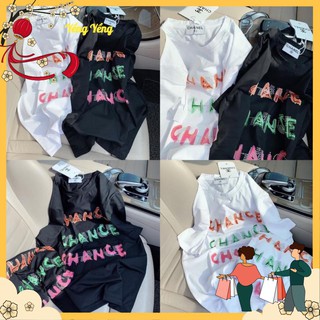 ANU697 - ÁO PHÔNG NỮ CỘC TAY HẠT MÀU CHANCE