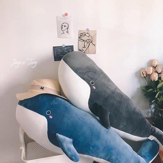(Có sẵn) Gấu bông cá voi siêu to khổng lồ hàng cao cấp 2 lớp lót bông tách biệt kích thước 50cm-1m5 NEOCI