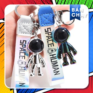 Bộ Móc Khóa Phi Hành Gia Siêu Dễ Thương, Đáng Yêu + Kèm Bộ Chuông, Dây Cao Cấp