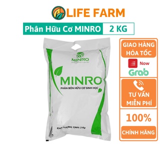 Phân Hữu Cơ Sinh Học Minro Viên Nén Giúp Cây Phát Triển Tốt- Gói 2kg (PMR-001-02KG).