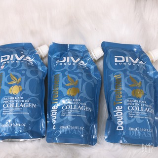 HẤP DẦU PHỤC HỒI COLLAGEN SIÊU MỀM MƯỢT DIVA 500ML