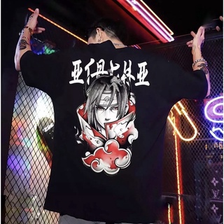 [CÓ ẢNH THẬT] Áo Thun Nam Nữ Unisex Form Rộng Tay Lỡ Thời Trang Nhật Bản SASUKE NARUTO Fashion Độc Đẹp
