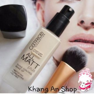 Kem nền kiềm dầu Catrice All Matt plus 18H