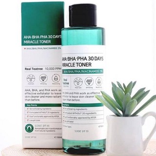 Nước hoa hồngSome By Mi AHA-BHA-PHA 30 Days Miracle Toner 150ml