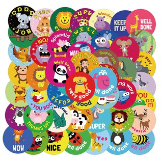 [Mã LIFEBOOK2 giảm 10% đơn 0Đ] Set 50 Sticker Hoạt Hình Xinh Xắn Chống Thấm Nước MÃ ST2115