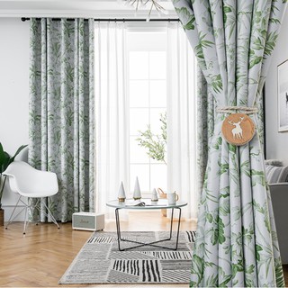 Rèm treo cửa HOA NHIỆT ĐẾ nhiều kich thước vải dày( giá bán 1 tấm)