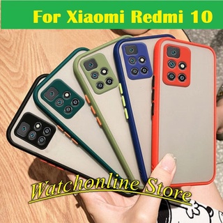 Xiaomi Redmi 10 _ Ốp Cao su non mặt nhám chống sốc cho Xiaomi Redmi 10 Note 11s Note 11 4G bảo vệ máy