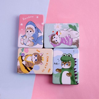 Gương gập 2 mặt Mua Tất cầm tay họa tiết đáng yêu (muatatshop)