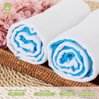 SET 2 KHĂN TẮM SỢI COTTON MỸ DÀY 75*85 MIPBI