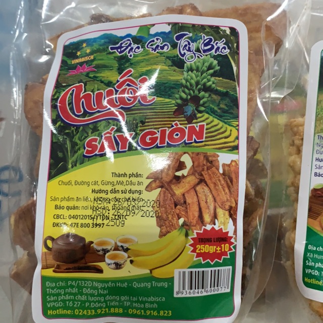 Chuối sấy giòn