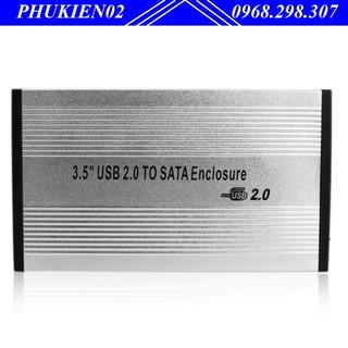 Hộp đựng Ổ Cứng HDD Box 3.5 SATA kết nối giao diện USB 2.0