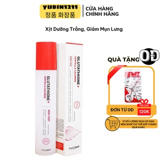 Xịt Mụn Lưng giảm Thâm Sau Mụn Angel's Liquid Glutathione+ Centella Calming Body Mist 150ml