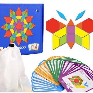 Đồ chơi gỗ bộ 155 mảnh ghép thông minh