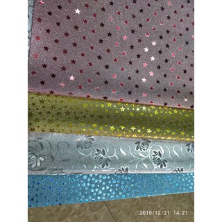 10 tờ Giấy gói quà cao cấp - in hình phủ kim tuyến trơn bóng đẹp long lanh xấp KT 50 x 70cm