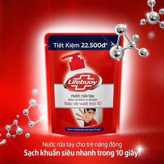 Nước rửa tay lifebuoy bảo vệ vượt trội