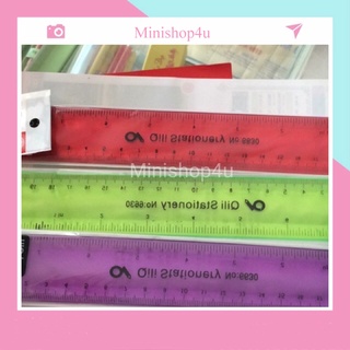 Thước Kẻ Thẳng Dẻo 20cm Nhiều Màu