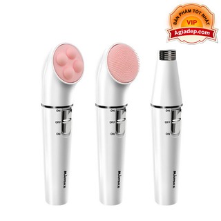 Bộ máy massage, rửa mặt, nhổ lông đa năng 3in1 Marske M6222 nổi tiếng thế giới - Hàng Xịn Xuất Châu Âu