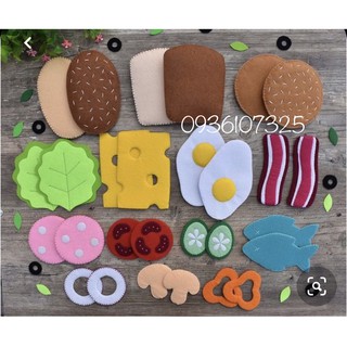 Đồ chơi vải nỉ handmade cho bé trên 2 tuổi, bánh donut