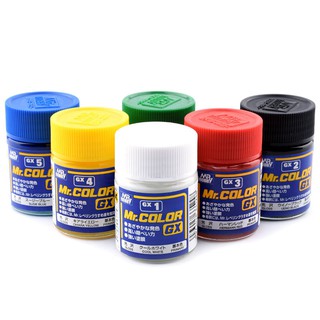 SƠN MÔ HÌNH MR HOBBY - COMBO 6 MÀU CƠ BẢN MR COLOR GX