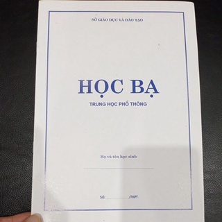 Học bạ trung học phổ thông (50 quyển)