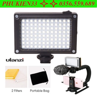 Đèn trợ sáng quay phim Ulanzi 96 LED cho điện thoại, máy ảnh, nhỏ gọn, siêu sáng