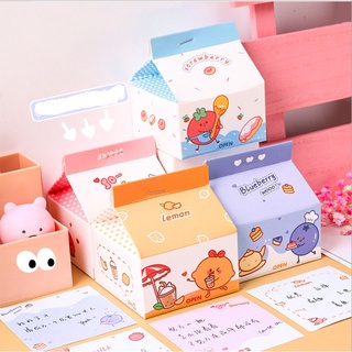 Hộp 200 tờ giấy nhớ, flashcard quà tặng siêu xinh BAG U HNOTE200