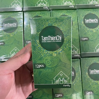 Bao cao su Gia Đình Tâm Thiện Chí Family siêu mỏng nhiều gel bôi trơn hộp 12 bao HEBU HOME