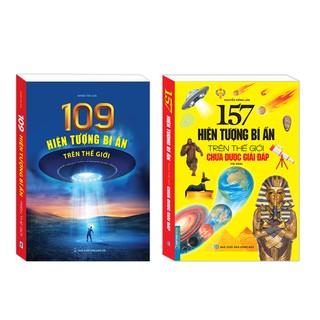 Sách - 109 hiện tượng bí ẩn trên thế giới (bìa mềm), 157 hiện tượng bí ẩn trên thế giới chưa được giải đáp (bìa mềm)