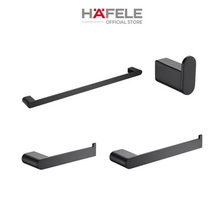 Bộ phụ kiện phòng tắm Hafele - 499.98.350 màu đen