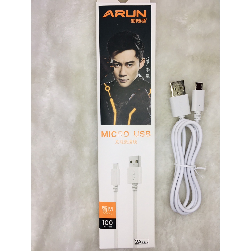 Cáp sạc Arun  8600  micro usb v6  IP  type C cho  android