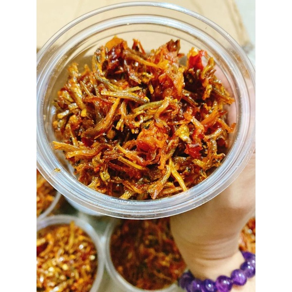 Cá cơm rim tỏi ớt 500 gr