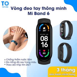 [HÀNG CHÍNH HÃNG] - Vòng đeo tay Miband 6 Bản nội địa Trung, hỗ trợ tiếng Việt