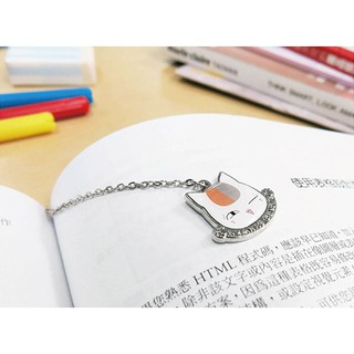 Bookmark dạng dây chuyền cao cấp Natsume Yuujin chou mèo Madara, hàng chính hãng MUSE