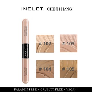 Bút che khuyết điểm và highlight dạng lỏng Coverup &amp; Highlight DUO Inglot (6.6ml)