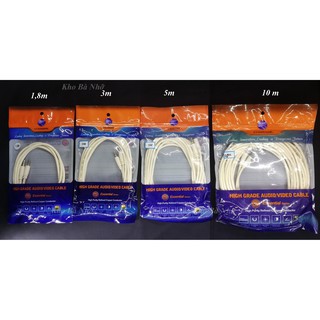 (1.8m, 3m, 5m, 10m) Dây nối loa 2 đầu 3.5mm Chính hãng CHOSEAL mẫu mới 2020