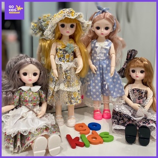 [Ảnh+ video shop chụp] Búp bê LaLa mắt đá, có khớp cử động linh hoạt, cao 30 cm